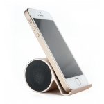 Metalowy głośnik Bluetooth ze stojakiem na telefon