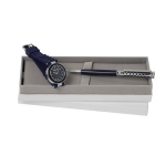 Zestaw CPBM419 - zegarek CMN463 "Colombes Bleu" + długopis CSI4194 "Naïades Bleu" - Zdjęcie