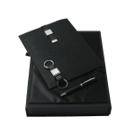 Zestaw NPBIK420 - brelok NAK420 "Partner" + etui na iPada "Partner" + długopis NSG4914 "Soft" - Zdjęcie