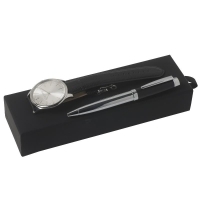 Zestaw zegarek Alceo Silver + długopis Simply U
