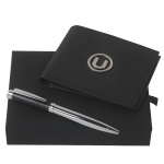 Zestaw portfel - wizytownik + długopis Simply U - Zdjęcie