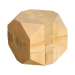 Układanka logiczna Cube, ecru - Zdjęcie