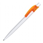 Długopis Easy, pomarańczowy/biały - Zdjęcie