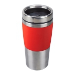 Kubek izotermiczny Resolute 380 ml, czerwony/srebrny - Zdjęcie