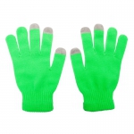 Rękawiczki Touch Control do urządzeń sterowanych dotykowo, zielony - Zdjęcie