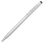 Długopis aluminiowy Touch Tip, srebrny - Zdjęcie