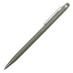 Długopis aluminiowy Touch Tip, szary - Zdjęcie