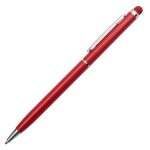Długopis aluminiowy Touch Tip, ciemnoczerwony - Zdjęcie