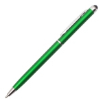 Długopis plastikowy Touch Point, zielony - Zdjęcie
