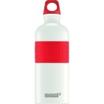 Butelka SIGG CYD Pure White Touch Red 0,6l - Zdjęcie