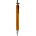 Bambusowy notatnik A6 z długopisem