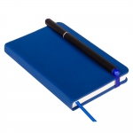 Notatnik ok. A6 z długopisem z zatyczką, touch pen
