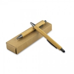Zestaw piśmienny, bambusowy długopis touch pen i ołówek mechaniczny - Zdjęcie