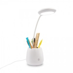 Lampka na biurko, głośnik bezprzewodowy 3W, stojak na telefon, pojemnik na przybory do pisania