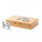 Gra domino w bambusowym pudełku - Zdjęcie