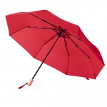 Wiatroodporny parasol manualny RPET, składany - Zdjęcie