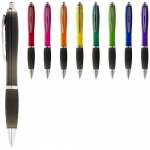 Długopis z kolorowym korpusem i czarnym uchwytem Nash - Zdjęcie
