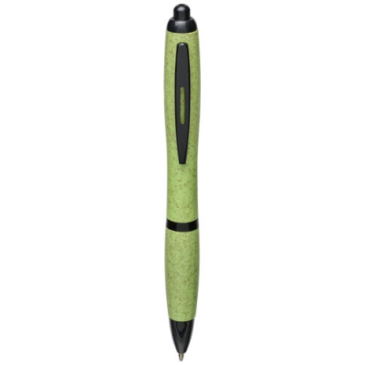 Długopis Nash ze słomy pszenicznej i czarną skuwką