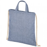 Plecak Pheebs z bawełnianym sznurkiem ściągającym z recyklingu o gramaturze 210 g/m² - Zdjęcie