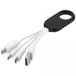Kabel do ładowania z końcówką USB typu C 4w1 Troup - Zdjęcie