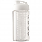 Bidon H2O Bop® o pojemności 500 ml z wieczkiem zaciskowym zmożliwością przyrządzania wody smakowej