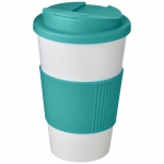 Americano® 350 ml tumbler with grip & spill-proof lid - Zdjęcie