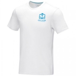 Męska koszulka organiczna Azurite z krótkim rękawem z certyfikatem GOTS