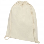 Plecak Oregon wykonany z bawełny o gramaturze 140 g/m² ze sznurkiem ściągającym - Zdjęcie