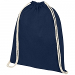 Plecak Oregon wykonany z bawełny o gramaturze 140 g/m² ze sznurkiem ściągającym - Zdjęcie