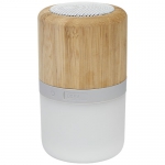 Bambusowy głośnik Bluetooth® Aurea z podświetleniem 