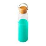 Szklana butelka Refresh 560 ml, zielony - Zdjęcie