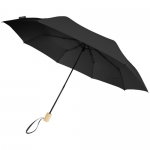 Składany wiatroodporny parasol 51 cm z PET z recyklingu Birgit - Zdjęcie