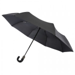 Montebello składany parasol z funkcją automatycznego otwierania/zamykania i z zakrzywioną rączką o wymiarach 21" - Zdjęcie