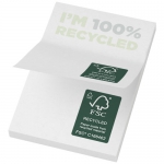 Karteczki samoprzylepne z recyklingu o wymiarach 50 x 75 mm Sticky-Mate®  - Zdjęcie