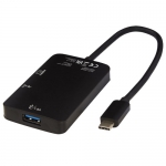 Aluminiowy adapter multimedialny typu C (USB-A/Type-C/HDMI) ADAPT - Zdjęcie