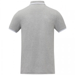 Męska koszulka polo Amarago z kontrastowymi paskami i krótkim rękawem