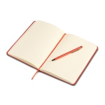 Zestaw notes z długopisem Abrantes, czerwony - Zdjęcie