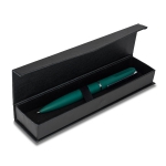 Elegancki długopis w pudełku Saba, ciemnozielony - Zdjęcie